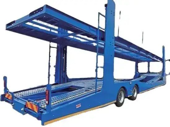 Vehicle transport semi-trailer