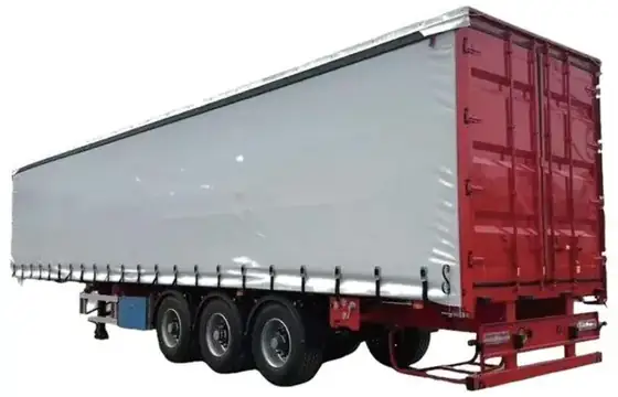 Curtain-side semi-trailer
