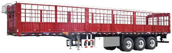 Stake semi-trailer (gooseneck)